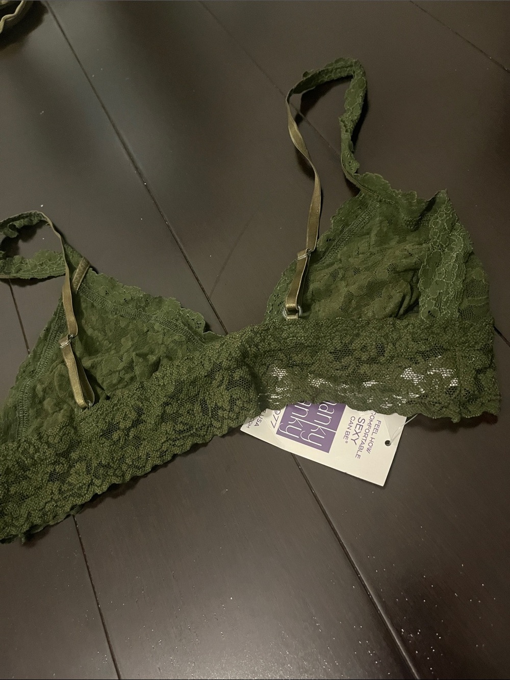 HANKY PANKY Signature Lace Padded Bralette (XS) NWT - Picture 5 of 5
